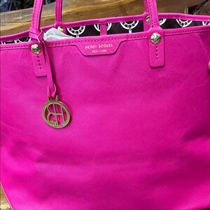 Henri Bendel Pink Tote Bag